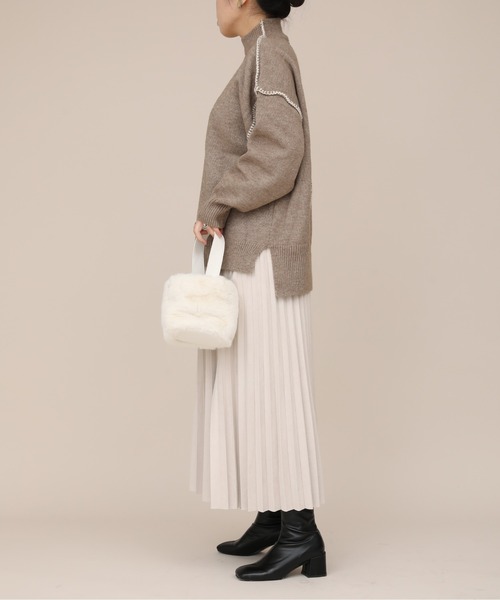 sakishimatokyo（サキシマトーキョー）の「【ZOZO限定】サキシマamp 「スエードプリーツスカート」（スカート・レディース・ホワイト/ベージュ・FREE）」の16枚目の写真