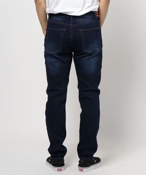 Blue Standard (ブルースタンダード)の「【BLUE STANDARD】WARMデニム 脇リブ仕様 あったかデニムパンツ(デニムパンツ・メンズ・ブルー系その他/ブラック/ブルー・MEDIUM/LARGE/X-LARGE)」の5枚目の写真