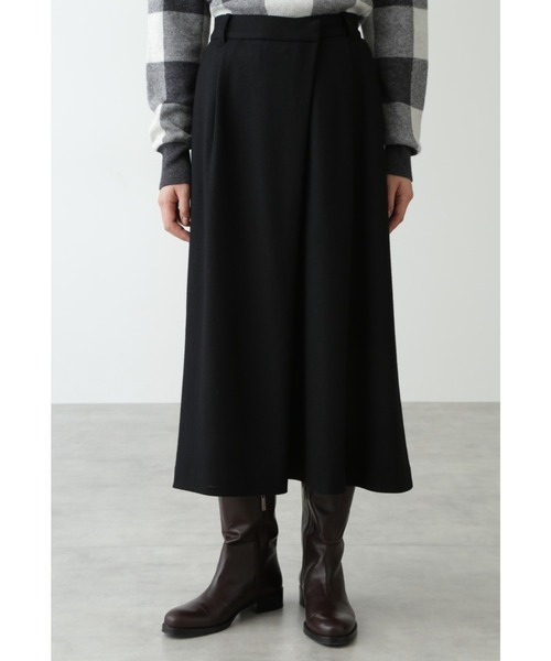 human woman(ヒューマンウーマン)の「◆圧縮スムーススカート(スカート・レディース・ブラック/ライトグリーン・SMALL/MEDIUM/LARGE)」の2枚目の写真
