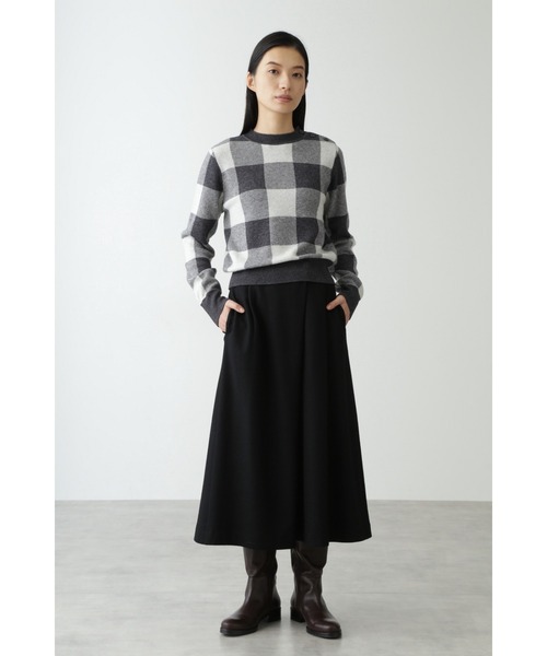 human woman(ヒューマンウーマン)の「◆圧縮スムーススカート(スカート・レディース・ブラック/ライトグリーン・SMALL/MEDIUM/LARGE)」の3枚目の写真