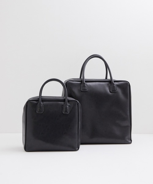 週末SALE❗️ADAM ET ROPE アダムエロぺ　2wayボストンバッグ　黒 一部WEB限定カラー・再入荷・サステナブル・2WAY】ボストン