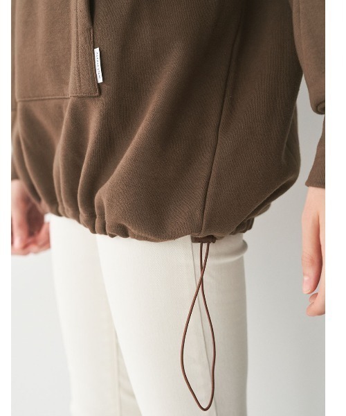 ALEXIA STAM（アリシアスタン）の「Drawstring Hem Hoodie/ドローストリングヘムフーディー（パーカー・レディース・チャコールグレー/ブラウン/サンドベージュ・FREE）」の22枚目の写真