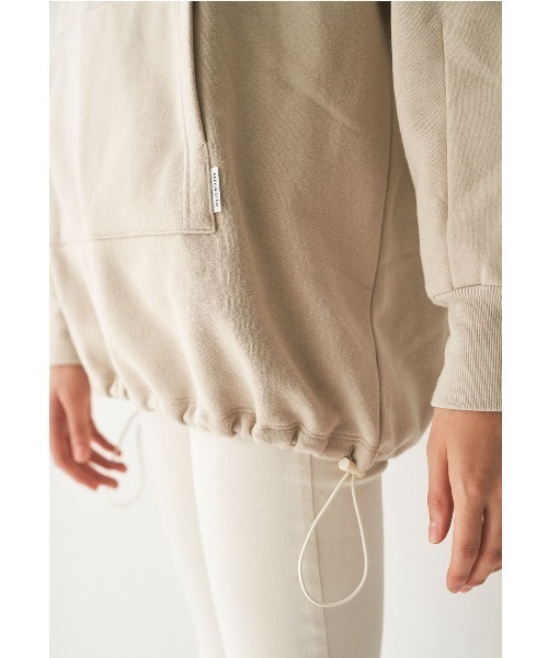 ALEXIA STAM（アリシアスタン）の「Drawstring Hem Hoodie/ドローストリングヘムフーディー（パーカー・レディース・チャコールグレー/ブラウン/サンドベージュ・FREE）」の17枚目の写真