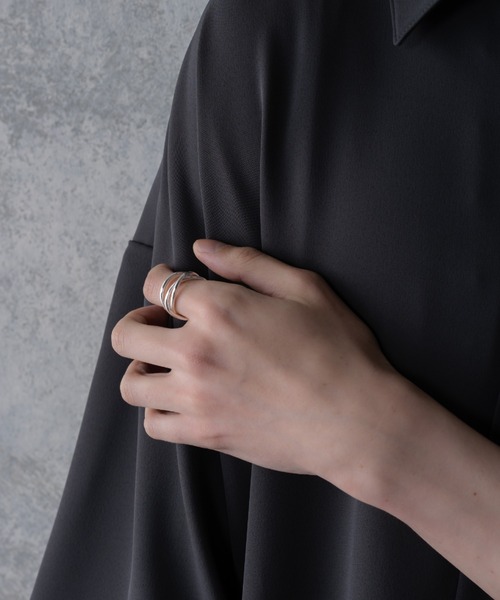 KUUUPY（クーピー）の「Silver Double Ring - シルバーダブルリング（リング・メンズ・シルバー系その他/シルバー・FREE）」の18枚目の写真