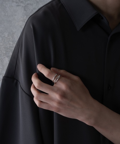 KUUUPY（クーピー）の「Silver Double Ring - シルバーダブルリング（リング・メンズ・シルバー系その他/シルバー・FREE）」の19枚目の写真