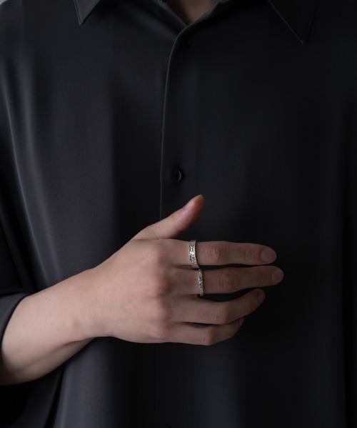 KUUUPY（クーピー）の「Silver Double Ring - シルバーダブルリング（リング・メンズ・シルバー系その他/シルバー・FREE）」の9枚目の写真