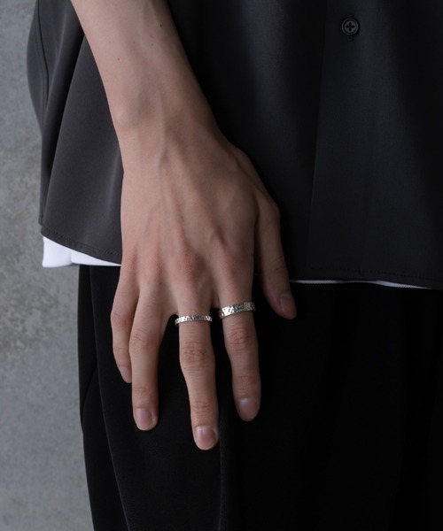 KUUUPY（クーピー）の「Silver Double Ring - シルバーダブルリング（リング・メンズ・シルバー系その他/シルバー・FREE）」の10枚目の写真