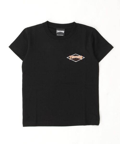 THRASHER（スラッシャー）の「THRASHER/スラッシャー　スケートボードブランド　バックプリントTシャツ　21S407-42（Tシャツ/カットソー・キッズ・ホワイト/ブラック・130cm/160cm/140cm/150cm）」の5枚目の写真