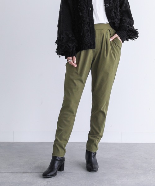 n'OrLABEL（ノアールレーベル）の「『美シルエットテーパードレギパン』（その他パンツ・レディース・ベージュ/オフホワイト/ピンク/ブラック/ネイビー/ライトベージュ/カーキ/ブルー・LL/3L/L/M/S）」の5枚目の写真