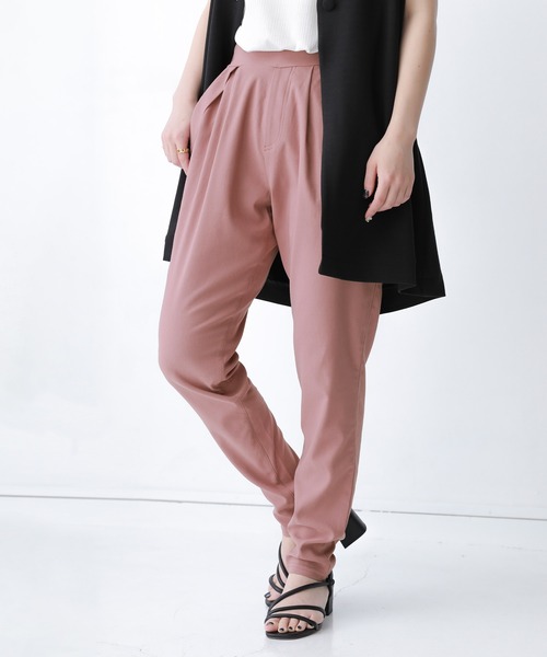 n'OrLABEL（ノアールレーベル）の「『美シルエットテーパードレギパン』（その他パンツ・レディース・ベージュ/オフホワイト/ピンク/ブラック/ネイビー/ライトベージュ/カーキ/ブルー・LL/3L/L/M/S）」の8枚目の写真