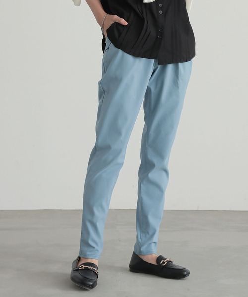 n'OrLABEL（ノアールレーベル）の「『美シルエットテーパードレギパン』（その他パンツ・レディース・ベージュ/オフホワイト/ピンク/ブラック/ネイビー/ライトベージュ/カーキ/ブルー・LL/3L/L/M/S）」の7枚目の写真