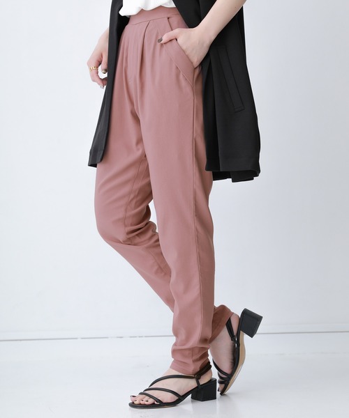 n'OrLABEL（ノアールレーベル）の「『美シルエットテーパードレギパン』（その他パンツ・レディース・ベージュ/オフホワイト/ピンク/ブラック/ネイビー/ライトベージュ/カーキ/ブルー・LL/3L/L/M/S）」の11枚目の写真