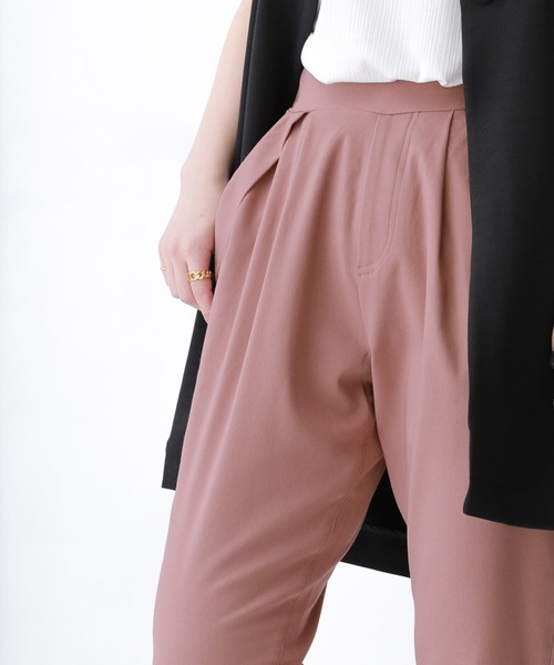 n'OrLABEL（ノアールレーベル）の「『美シルエットテーパードレギパン』（その他パンツ・レディース・ベージュ/オフホワイト/ピンク/ブラック/ネイビー/ライトベージュ/カーキ/ブルー・LL/3L/L/M/S）」の12枚目の写真