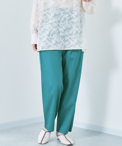 cepo（セポ）の「ハイベルトコクーンパンツ（その他パンツ・レディース・ライム/ブルー/オフホワイト/ブラック/オレンジ/グリーン・M/L/S）」の5枚目の写真