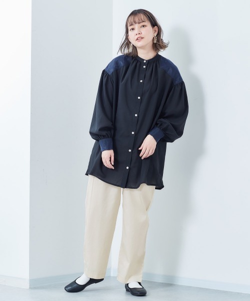 cepo（セポ）の「ハイベルトコクーンパンツ（その他パンツ・レディース・ライム/ブルー/オフホワイト/ブラック/オレンジ/グリーン・M/L/S）」の7枚目の写真