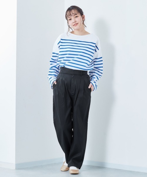 cepo（セポ）の「ハイベルトコクーンパンツ（その他パンツ・レディース・ライム/ブルー/オフホワイト/ブラック/オレンジ/グリーン・M/L/S）」の9枚目の写真