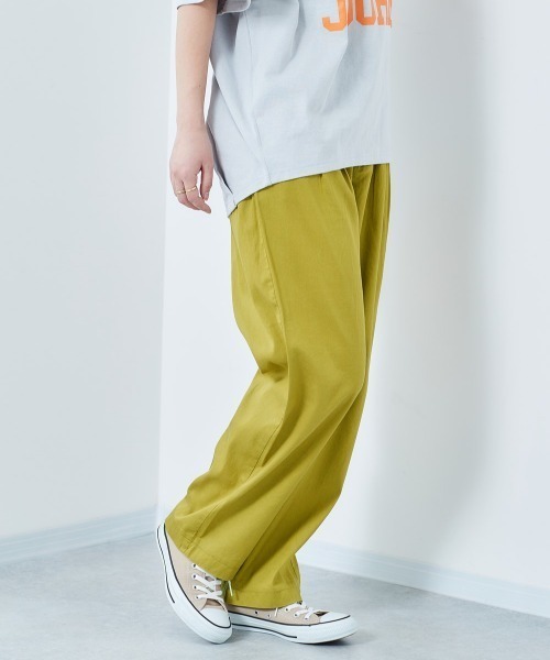 cepo（セポ）の「ハイベルトコクーンパンツ（その他パンツ・レディース・ライム/ブルー/オフホワイト/ブラック/オレンジ/グリーン・M/L/S）」の11枚目の写真