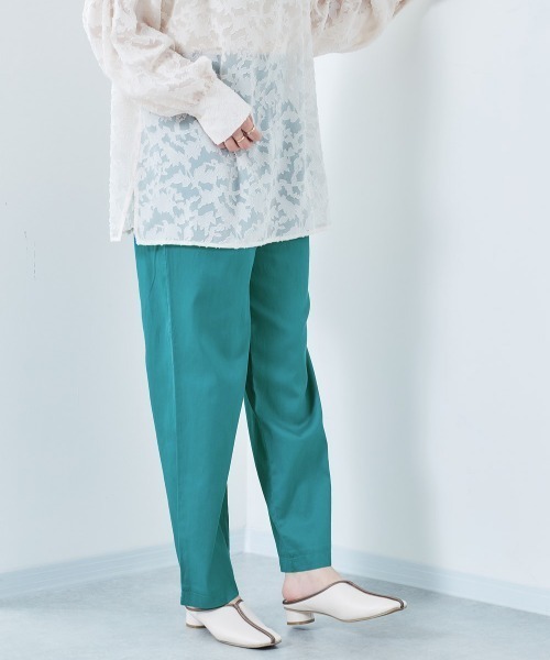 cepo（セポ）の「ハイベルトコクーンパンツ（その他パンツ・レディース・ライム/ブルー/オフホワイト/ブラック/オレンジ/グリーン・M/L/S）」の15枚目の写真