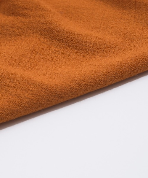 UNFIL（アンフィル）の「unfil アンフィル / superfine merino crepe-jersey cardigan スーパーファインメリノ クレープジャージー カーディガン / WOFL-UW110（カーディガン/ボレロ・レディース・チャコールグレー/ダークオレンジ/オフホワイト/ライトグリーン・1）」の13枚目の写真