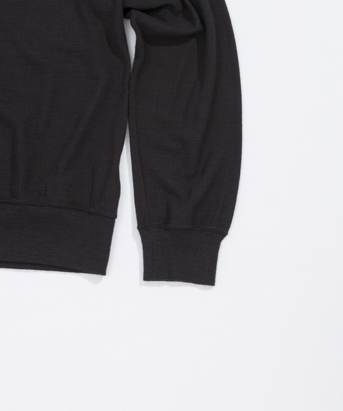 UNFIL（アンフィル）の「unfil アンフィル / superfine merino crepe-jersey cardigan スーパーファインメリノ クレープジャージー カーディガン / WOFL-UW110（カーディガン/ボレロ・レディース・チャコールグレー/ダークオレンジ/オフホワイト/ライトグリーン・1）」の16枚目の写真