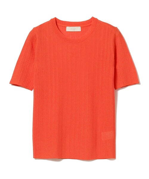 B:MING by BEAMS（ビーミングバイビームス）の「B:MING by BEAMS / シアー リブニット プルオーバー（Tシャツ/カットソー・レディース・ネイビー/オレンジ/ナチュラル・ONE SIZE）」の10枚目の写真