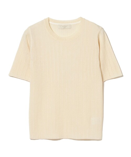 B:MING by BEAMS（ビーミングバイビームス）の「B:MING by BEAMS / シアー リブニット プルオーバー（Tシャツ/カットソー・レディース・ネイビー/オレンジ/ナチュラル・ONE SIZE）」の18枚目の写真