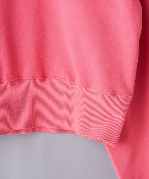 CIAOPANIC（チャオパニック）の「タックショートスウェット/ショート丈（スウェット・レディース・オフホワイト/杢グレー/ピンク・FREE）」の8枚目の写真