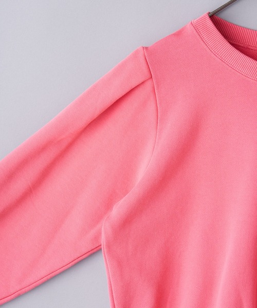 CIAOPANIC（チャオパニック）の「タックショートスウェット/ショート丈（スウェット・レディース・オフホワイト/杢グレー/ピンク・FREE）」の7枚目の写真