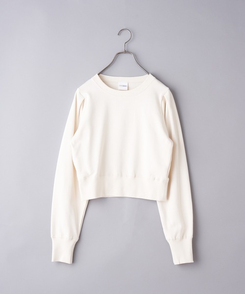 CIAOPANIC（チャオパニック）の「タックショートスウェット/ショート丈（スウェット・レディース・オフホワイト/杢グレー/ピンク・FREE）」の20枚目の写真