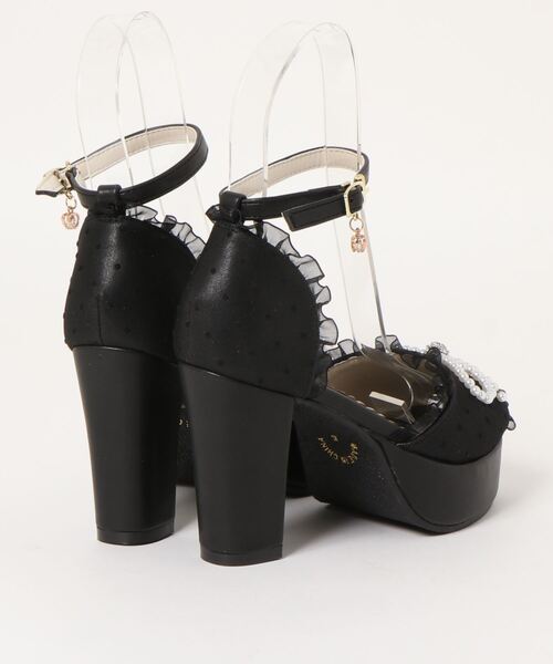 LODISPOTTO(ロディスポット)の「プリンセスリボンサンダル(サンダル・レディース・ホワイト/ブラック・MEDIUM/SMALL/LARGE)」の3枚目の写真