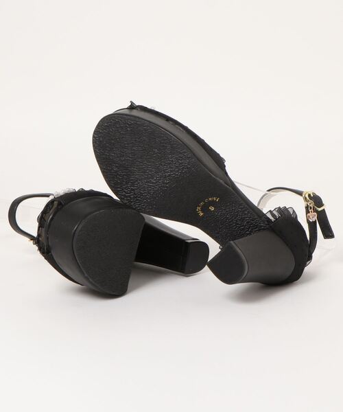 LODISPOTTO(ロディスポット)の「プリンセスリボンサンダル(サンダル・レディース・ホワイト/ブラック・MEDIUM/SMALL/LARGE)」の4枚目の写真