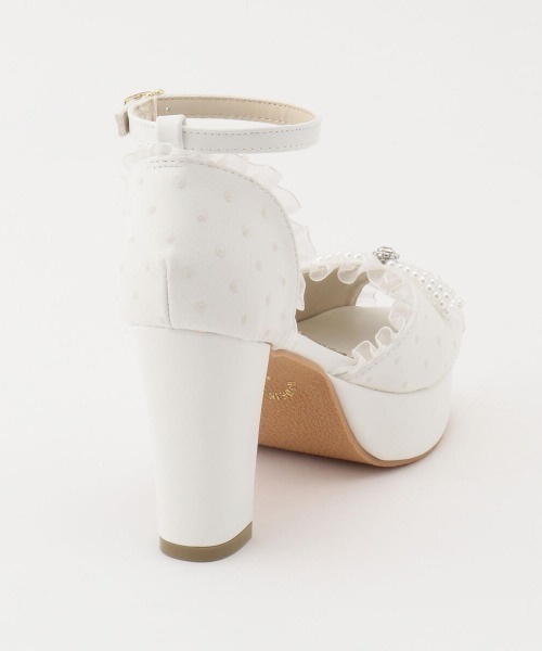 LODISPOTTO(ロディスポット)の「プリンセスリボンサンダル(サンダル・レディース・ホワイト/ブラック・MEDIUM/SMALL/LARGE)」の8枚目の写真