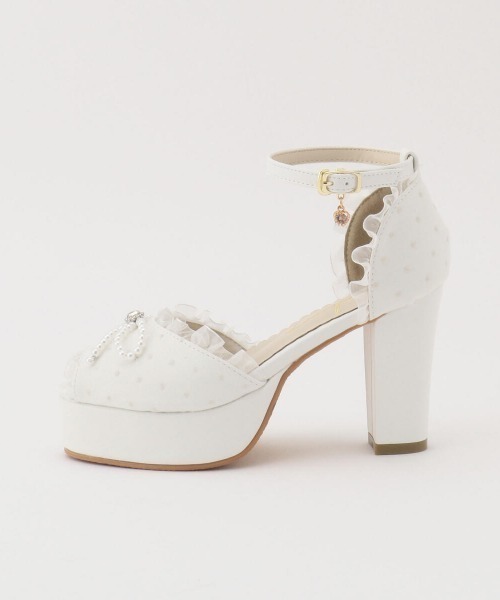 LODISPOTTO(ロディスポット)の「プリンセスリボンサンダル(サンダル・レディース・ホワイト/ブラック・MEDIUM/SMALL/LARGE)」の6枚目の写真