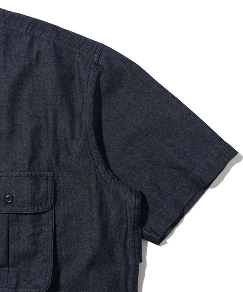 Levi's（リーバイス）の「SS SAFARI SHIRT BK VENT COOLMAX DENIM M（シャツ/ブラウス・メンズ・インディゴブルー・M/S/L/XL）」の6枚目の写真