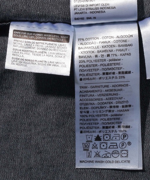 Levi's（リーバイス）の「SS SAFARI SHIRT BK VENT COOLMAX DENIM M（シャツ/ブラウス・メンズ・インディゴブルー・M/S/L/XL）」の4枚目の写真