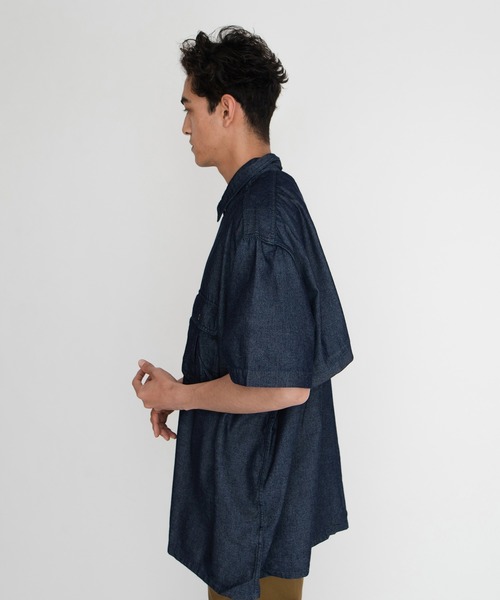 Levi's（リーバイス）の「SS SAFARI SHIRT BK VENT COOLMAX DENIM M（シャツ/ブラウス・メンズ・インディゴブルー・M/S/L/XL）」の8枚目の写真
