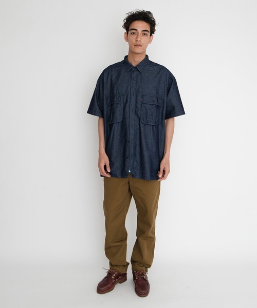 Levi's（リーバイス）の「SS SAFARI SHIRT BK VENT COOLMAX DENIM M（シャツ/ブラウス・メンズ・インディゴブルー・M/S/L/XL）」の10枚目の写真
