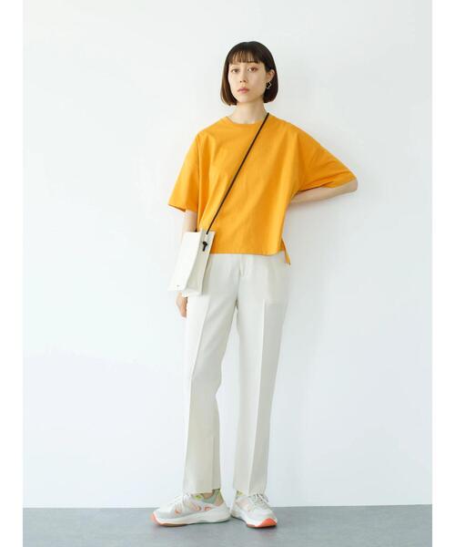 koe（コエ）の「キャンバススクエアショルダーバッグ*（トートバッグ・レディース・アイボリー/グレイッシュベージュ/その他6・FREE）」の5枚目の写真