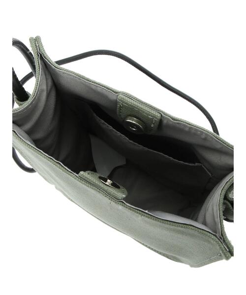 koe（コエ）の「キャンバススクエアショルダーバッグ*（トートバッグ・レディース・アイボリー/グレイッシュベージュ/その他6・FREE）」の12枚目の写真