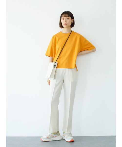 koe（コエ）の「キャンバススクエアショルダーバッグ*（トートバッグ・レディース・アイボリー/グレイッシュベージュ/その他6・FREE）」の15枚目の写真