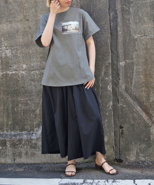 179/WG（イチナナキュウダブルジー）の「ギャザースカンツ（その他パンツ・レディース・ブラック/オフホワイト/カーキ/グリーン・MEDIUM）」の21枚目の写真