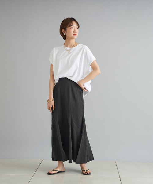 DouDou（ドゥドゥ）の「コラージュphoto T（Tシャツ/カットソー・レディース・ホワイト/チャコールグレー/ブラウン・FREE）」の7枚目の写真