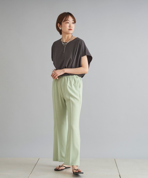 DouDou（ドゥドゥ）の「コラージュphoto T（Tシャツ/カットソー・レディース・ホワイト/チャコールグレー/ブラウン・FREE）」の18枚目の写真