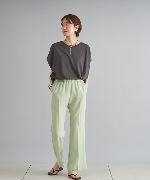 DouDou（ドゥドゥ）の「コラージュphoto T（Tシャツ/カットソー・レディース・ホワイト/チャコールグレー/ブラウン・FREE）」の15枚目の写真