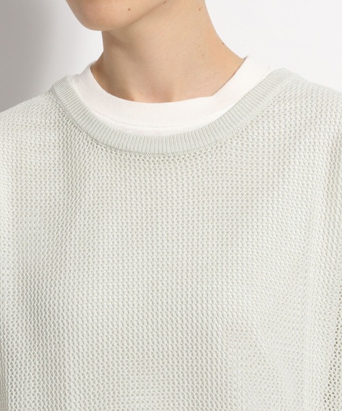 niko and...（ニコアンド）の「洗えるカットソー付き2WAYロゴメッシュベスト（ベスト・レディース・ライトグレー/ブラック/イエロー・MEDIUM/LARGE）」の16枚目の写真