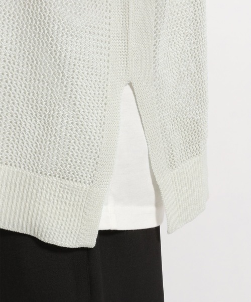 niko and...（ニコアンド）の「洗えるカットソー付き2WAYロゴメッシュベスト（ベスト・レディース・ライトグレー/ブラック/イエロー・MEDIUM/LARGE）」の19枚目の写真