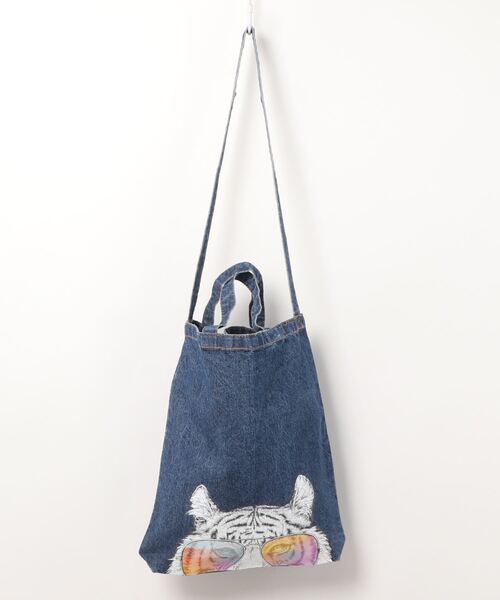 代理店 マルメロ Marmelo 製品プリントデニム2wayショルダー ショルダーバッグ Unbillion アンビリオン のファッション 安い 通販店 Arenatheatre Net