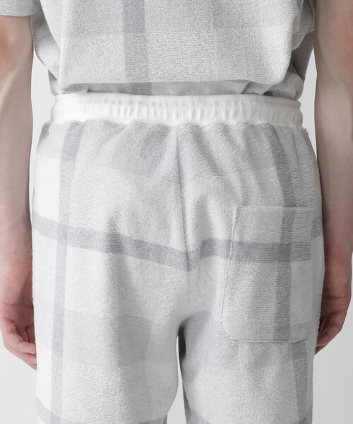 【や。様】バーバリーブラックレーベルクレストブリッジパイルチェック柄ハーフパンツ BLACK LABEL CRESTBRIDGE（ブラックレーベル・クレストブリッジ