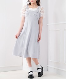 オーナメントバックルジャンスカワンピース