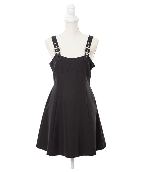 DearMyLoveRose（ディアマイラブローズ）の「オーナメントバックルジャンスカワンピース（ジャンパースカート・レディース・ライトグレー/ブラック/ブラック系その他/グレー系その他・MEDIUM/LARGE/X-LARGE/XX-LARGE）」の22枚目の写真